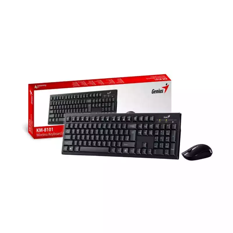 Combo Teclado y Mouse Inalámbrico Genius KM-8101