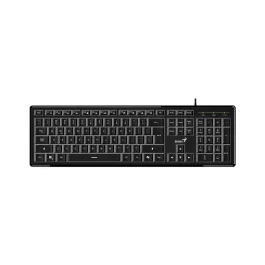 Teclado Genius SlimStar 820 Alámbrico con Retroiluminación blanca
