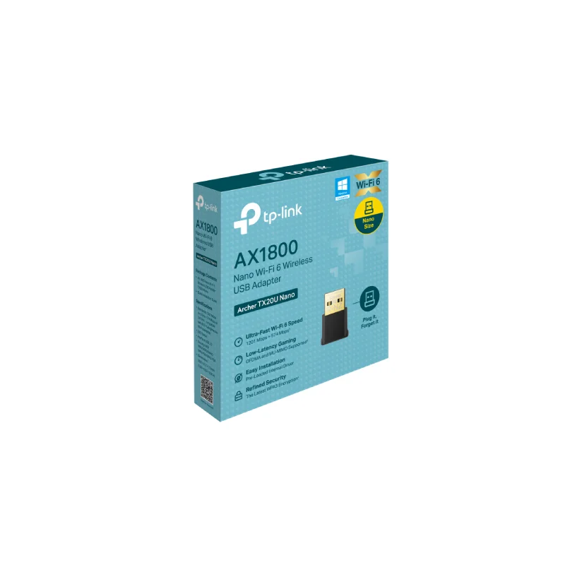 Adaptador Wi-Fi 6 AX1800 USB Archer TX20U Nano Dual Band Gigabit - Image 2