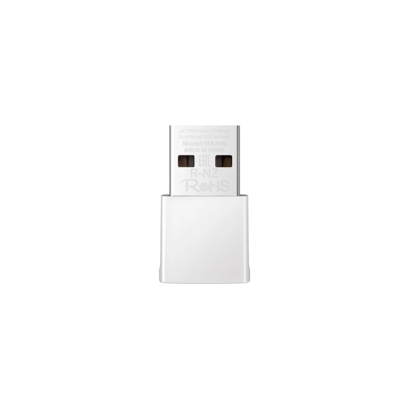 Adaptador Mercusys USB inalámbrico nano AC1300 MA30N Dual Band Gigabit - Image 2